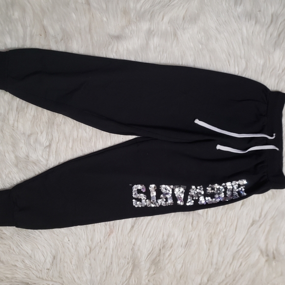 Harry potter sequin black jogger size XS - Picture 2 of 7